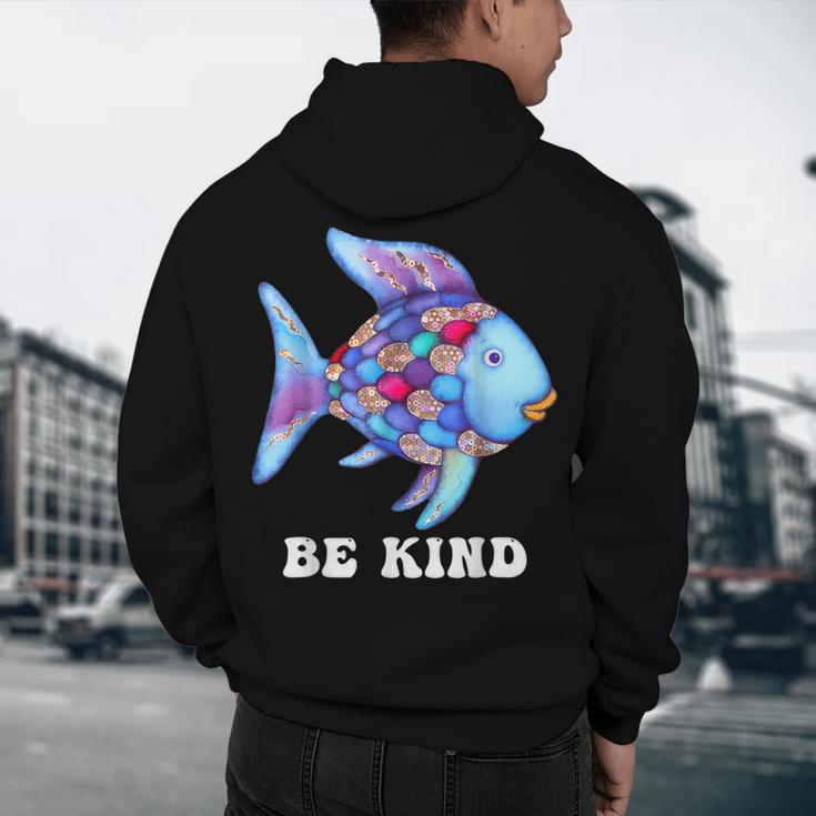 Be Kind Rainbow Fish Teacher Life Teaching Back To School Men's Hoodie Back Print, novelty gifts, funny gifts Be Kind Rainbow Fish Teacher Life Teaching Back To School Men's Hoodie Back Print, novelty gifts, funny gifts