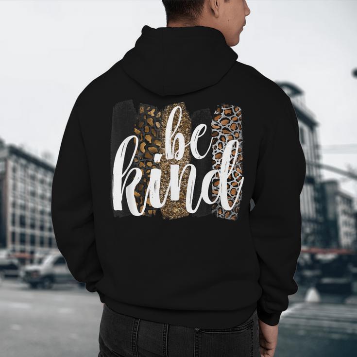Be Kind Women Inspirational Teacher Animal Print Men's Hoodie Back Print, novelty gifts, funny gifts Be Kind Women Inspirational Teacher Animal Print Men's Hoodie Back Print, novelty gifts, funny gifts