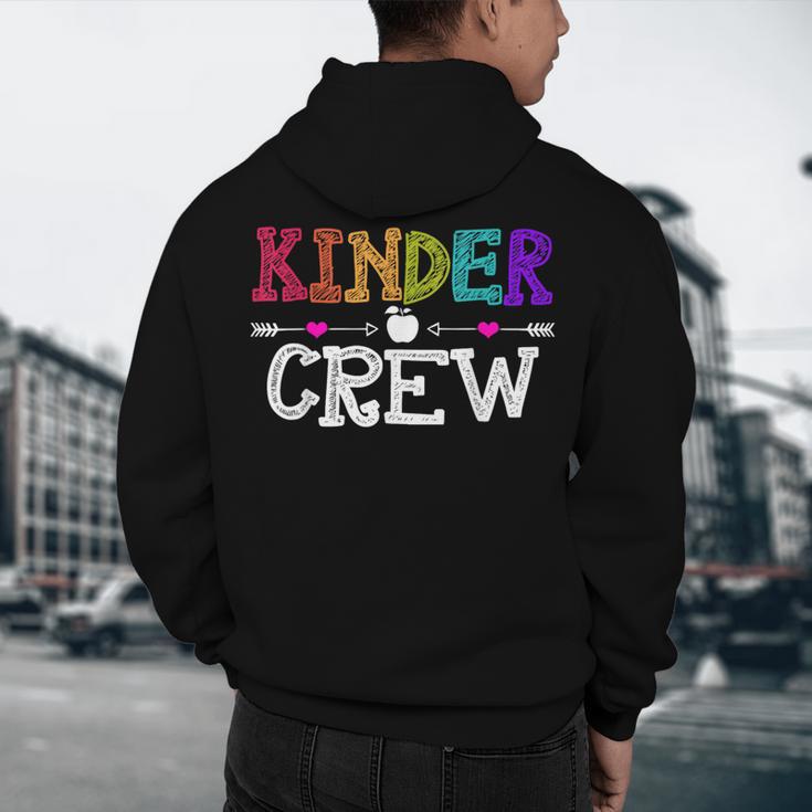 Kinder Crew Kindergarten Teacher 1st Day Of School Men's Hoodie Back Print, novelty gifts, funny gifts Kinder Crew Kindergarten Teacher 1st Day Of School Men's Hoodie Back Print, novelty gifts, funny gifts