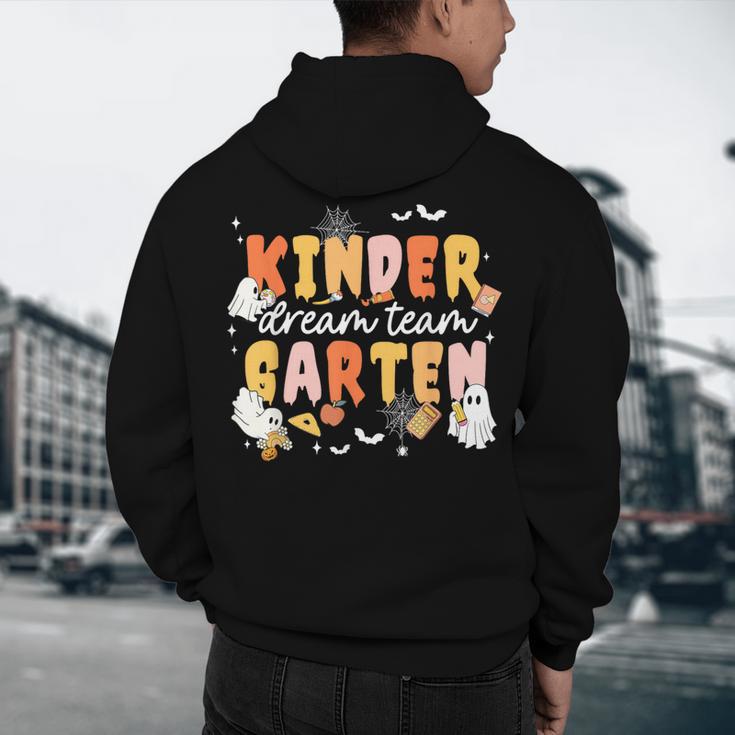 Kindergarten Dream Ghost Team Fall Halloween Spooky Teachers Men's Hoodie Back Print, novelty gifts, funny gifts Kindergarten Dream Ghost Team Fall Halloween Spooky Teachers Men's Hoodie Back Print, novelty gifts, funny gifts