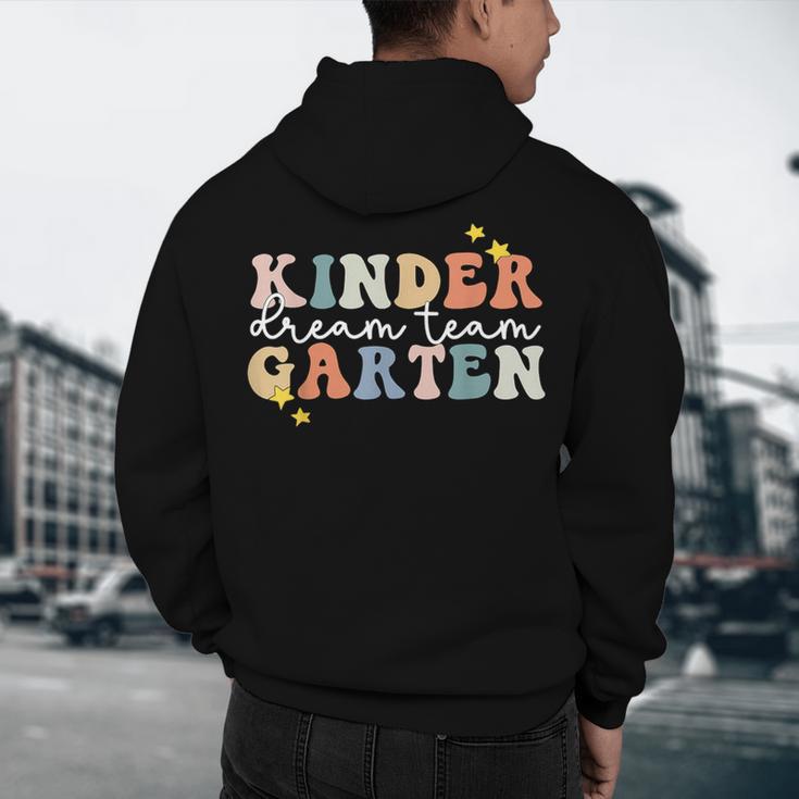Kindergarten Dream Team Teacher Back To School Men's Hoodie Back Print, novelty gifts, funny gifts Kindergarten Dream Team Teacher Back To School Men's Hoodie Back Print, novelty gifts, funny gifts
