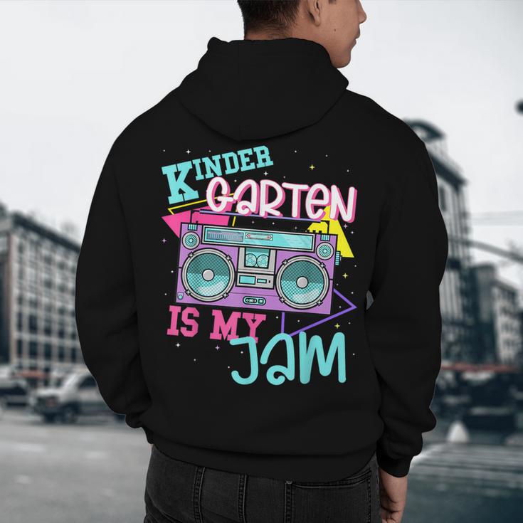 Kindergarten Is My Jam Cute Teacher Shirt 80's 90's Styl Men's Hoodie Back Print, novelty gifts, funny gifts Kindergarten Is My Jam Cute Teacher Shirt 80's 90's Styl Men's Hoodie Back Print, novelty gifts, funny gifts