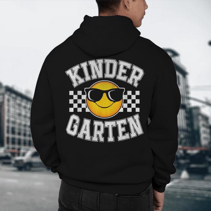 Kindergarten Teacher First Day Of Kinder Back To School Men's Hoodie Back Print, novelty gifts, funny gifts