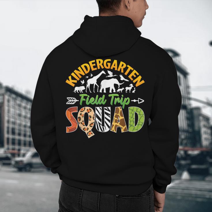 Kindergarten Zoo Field Trip Squad Matching Teacher Students Men's Hoodie Back Print, novelty gifts, funny gifts Kindergarten Zoo Field Trip Squad Matching Teacher Students Men's Hoodie Back Print, novelty gifts, funny gifts