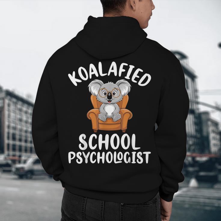 Koalafied School Psychologist Koala Lover Psychology Teacher Men's Hoodie Back Print, novelty gifts, funny gifts Koalafied School Psychologist Koala Lover Psychology Teacher Men's Hoodie Back Print, novelty gifts, funny gifts