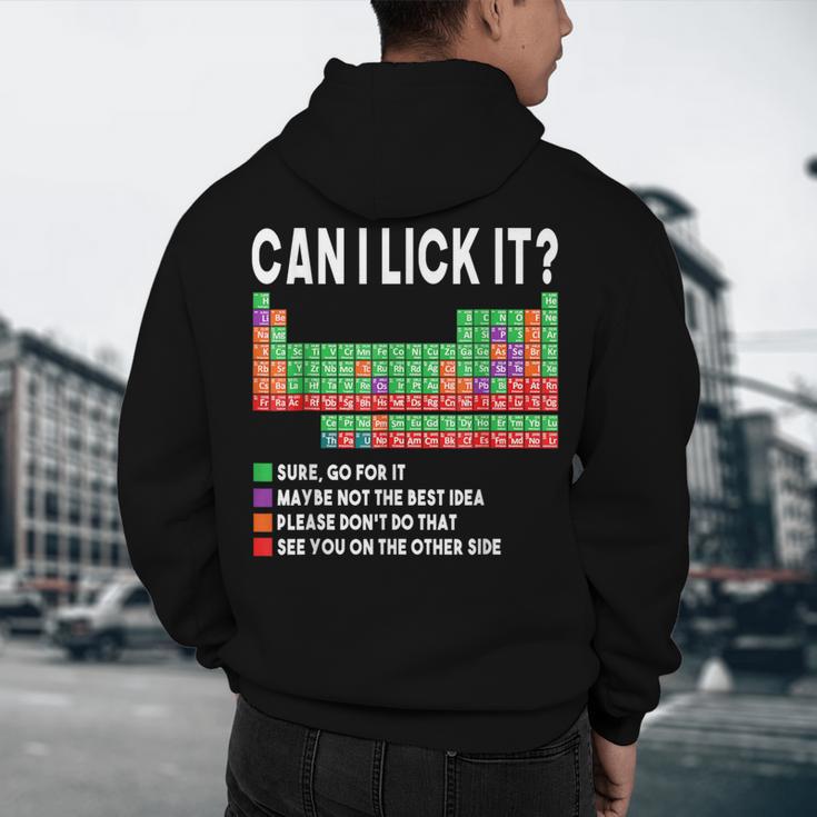 Can I Lick It Periodic Table Science Teacher Boy And Girls Men's Hoodie Back Print, novelty gifts, funny gifts Can I Lick It Periodic Table Science Teacher Boy And Girls Men's Hoodie Back Print, novelty gifts, funny gifts
