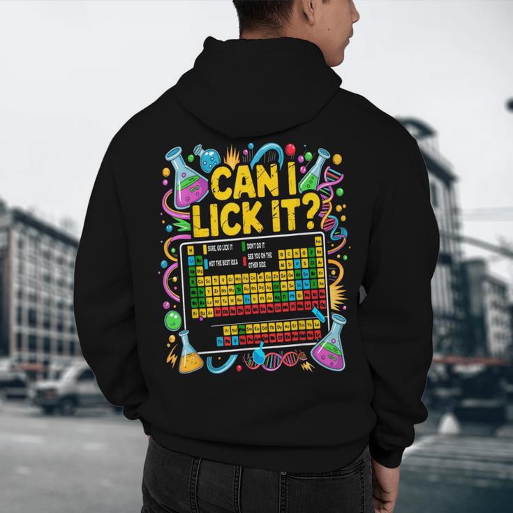 Can I Lick It Periodic Table Science Teacher Men Women Men's Hoodie Back Print, novelty gifts, funny gifts Can I Lick It Periodic Table Science Teacher Men Women Men's Hoodie Back Print, novelty gifts, funny gifts