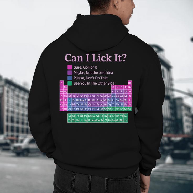 Can I Lick It Periodic Table Teacher Student Kids Men's Hoodie Back Print, novelty gifts, funny gifts Can I Lick It Periodic Table Teacher Student Kids Men's Hoodie Back Print, novelty gifts, funny gifts