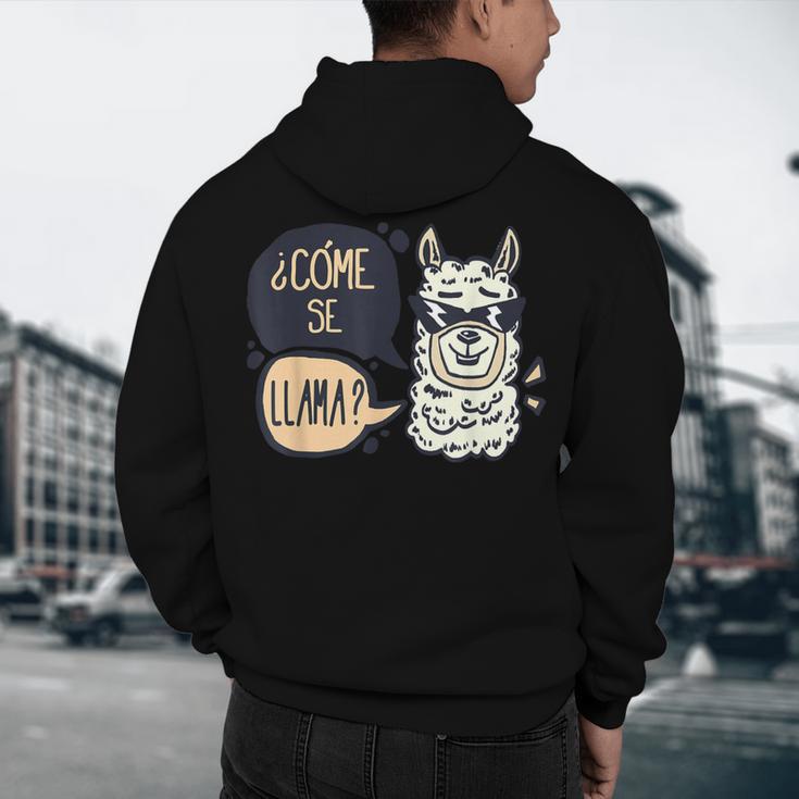 Llama Shirt English Teacher School Student ESL Joke Men's Hoodie Back Print, novelty gifts, funny gifts Llama Shirt English Teacher School Student ESL Joke Men's Hoodie Back Print, novelty gifts, funny gifts