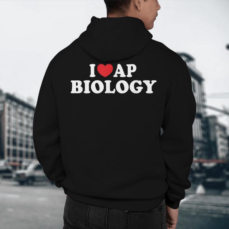 I Love AP Biology I Heart AP Biology Teachers Students For Men Women Kids Men's Hoodie Back Print, novelty gifts, funny gifts I Love AP Biology I Heart AP Biology Teachers Students For Men Women Kids Men's Hoodie Back Print, novelty gifts, funny gifts