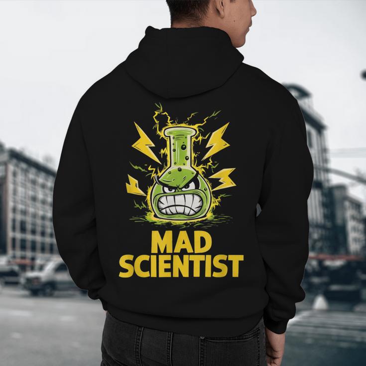 Mad Scientist Kids Youth Adult Science Teacher Chemistry Men's Hoodie Back Print, novelty gifts, funny gifts