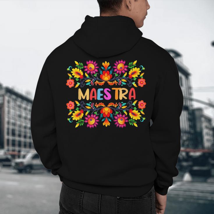 Maestra Cinco De Mayo Spanish Mexican Teacher Men's Hoodie Back Print, novelty gifts, funny gifts Maestra Cinco De Mayo Spanish Mexican Teacher Men's Hoodie Back Print, novelty gifts, funny gifts