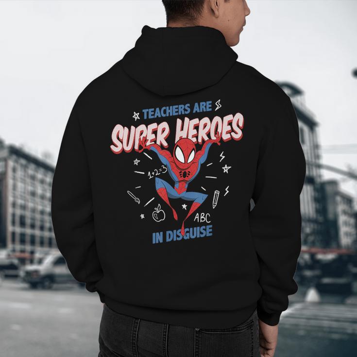 Marvel Spider-Man Teachers Are Super Heroes Men's Hoodie Back Print, novelty gifts, funny gifts Marvel Spider-Man Teachers Are Super Heroes Men's Hoodie Back Print, novelty gifts, funny gifts