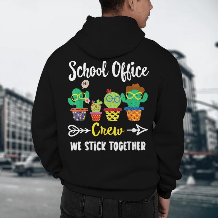 Matching Teacher Back To School School Office Crew Cactus Team School Office Squad Men's Hoodie Back Print, novelty gifts, funny gifts Matching Teacher Back To School School Office Crew Cactus Team School Office Squad Men's Hoodie Back Print, novelty gifts, funny gifts
