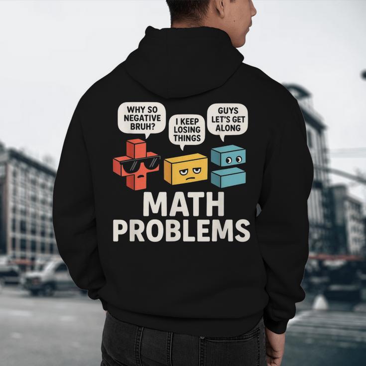 Math Problems Symbols Teacher Back To School Girl Boy Men's Hoodie Back Print, novelty gifts, funny gifts Math Problems Symbols Teacher Back To School Girl Boy Men's Hoodie Back Print, novelty gifts, funny gifts