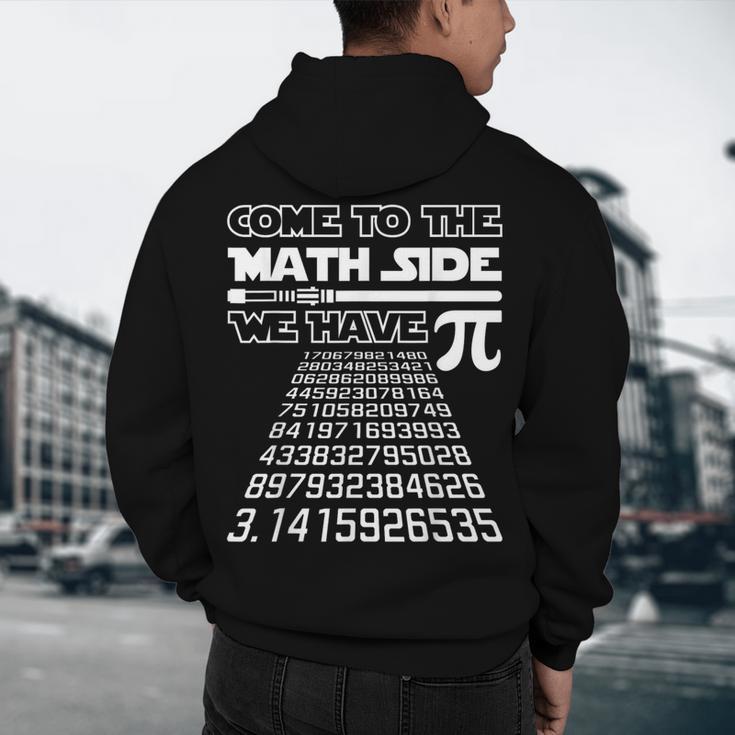 Come To The Math Side We Have Pie Shirt Pi Day Teacher Men's Hoodie Back Print, novelty gifts, funny gifts Come To The Math Side We Have Pie Shirt Pi Day Teacher Men's Hoodie Back Print, novelty gifts, funny gifts