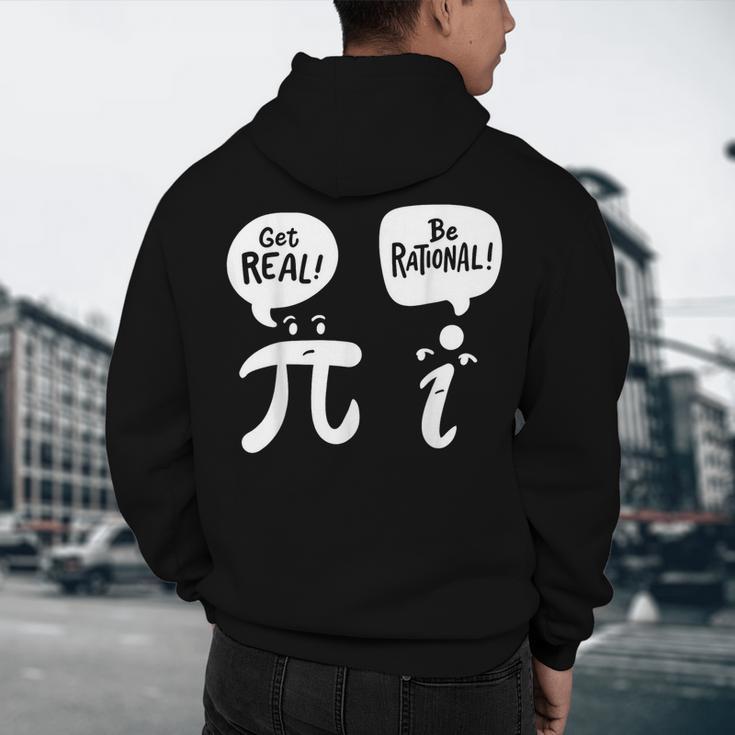 Math Teacher Math Student Be Real Get Rational Men's Hoodie Back Print, novelty gifts, funny gifts Math Teacher Math Student Be Real Get Rational Men's Hoodie Back Print, novelty gifts, funny gifts