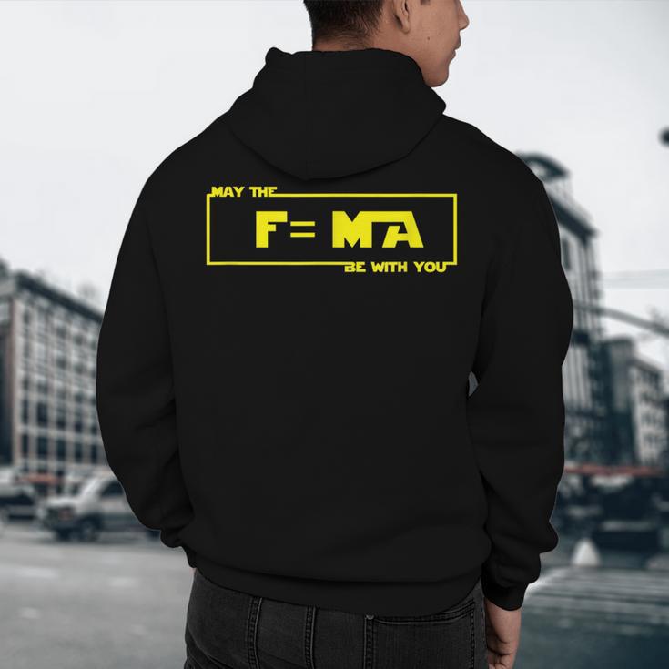 May The Fma Be With You Science Teacher Tshirts For Men Women Men's Hoodie Back Print, novelty gifts, funny gifts