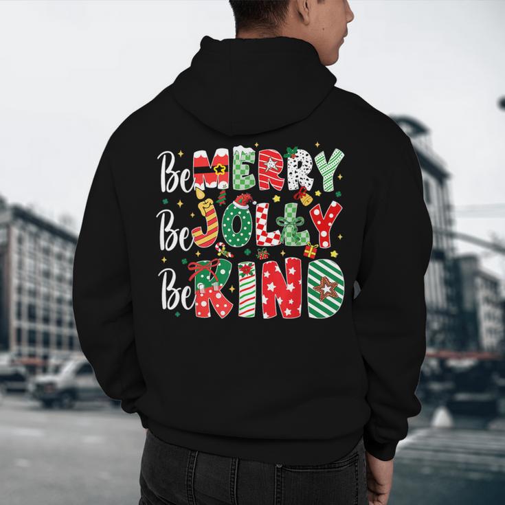 Be Merry Be Jolly Be Kind Merry Christmas Teacher Xmas PJs Men's Hoodie Back Print, novelty gifts, funny gifts Be Merry Be Jolly Be Kind Merry Christmas Teacher Xmas PJs Men's Hoodie Back Print, novelty gifts, funny gifts