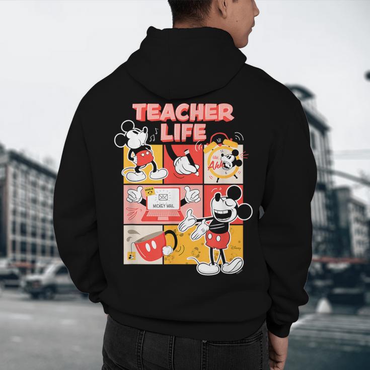 Mickey Mouse Teacher Life Men's Hoodie Back Print, novelty gifts, funny gifts Mickey Mouse Teacher Life Men's Hoodie Back Print, novelty gifts, funny gifts