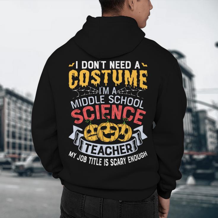 Middle School Science Teacher Halloween Costume For Men Women Men's Hoodie Back Print, novelty gifts, funny gifts Middle School Science Teacher Halloween Costume For Men Women Men's Hoodie Back Print, novelty gifts, funny gifts