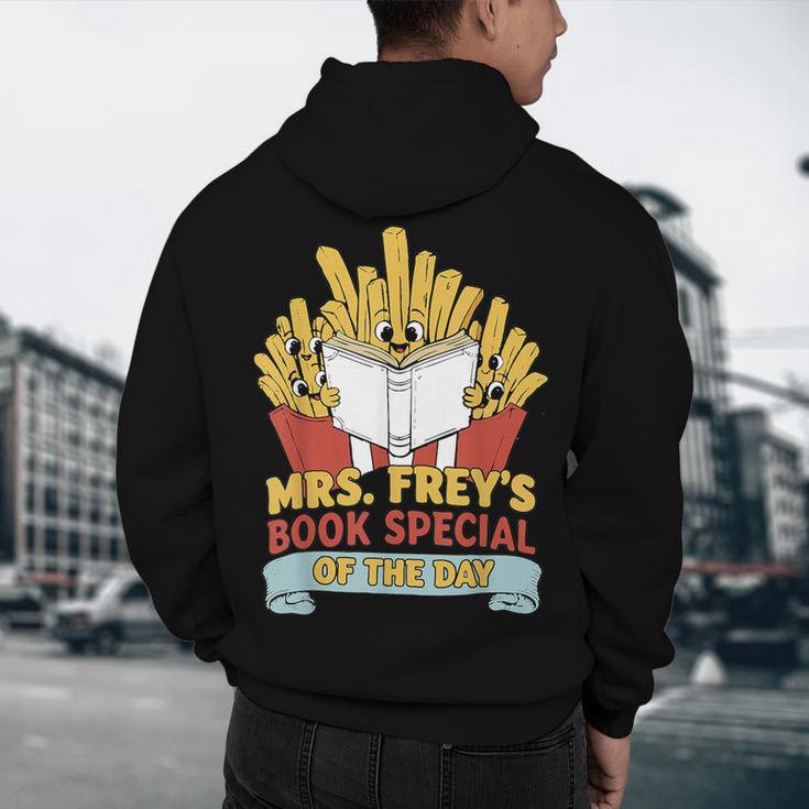 Mrs Frey Book Special Reading Elementary Teacher Men's Hoodie Back Print, novelty gifts, funny gifts Mrs Frey Book Special Reading Elementary Teacher Men's Hoodie Back Print, novelty gifts, funny gifts