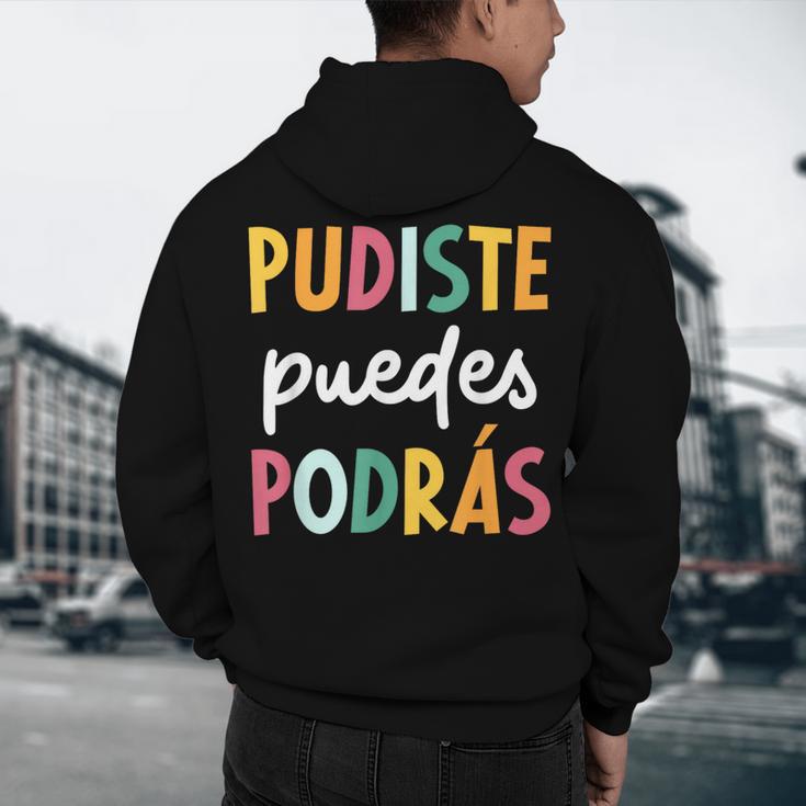 Multilingual Hispanic Heritage Spanish Teacher Maestra Men's Hoodie Back Print, novelty gifts, funny gifts Multilingual Hispanic Heritage Spanish Teacher Maestra Men's Hoodie Back Print, novelty gifts, funny gifts