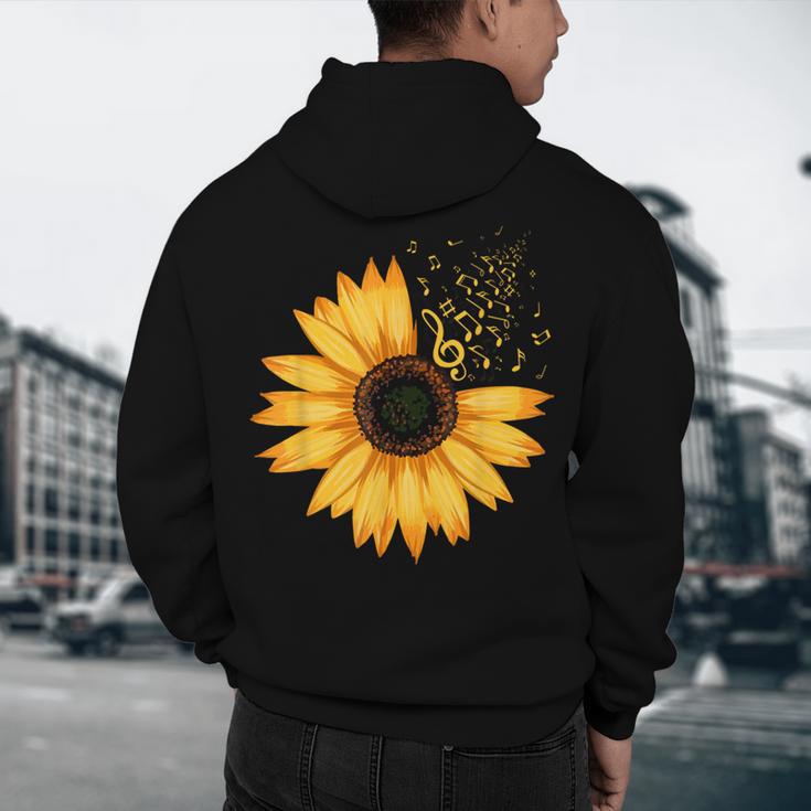Music For Men Women Music Teacher Music Lover Men's Hoodie Back Print, novelty gifts, funny gifts