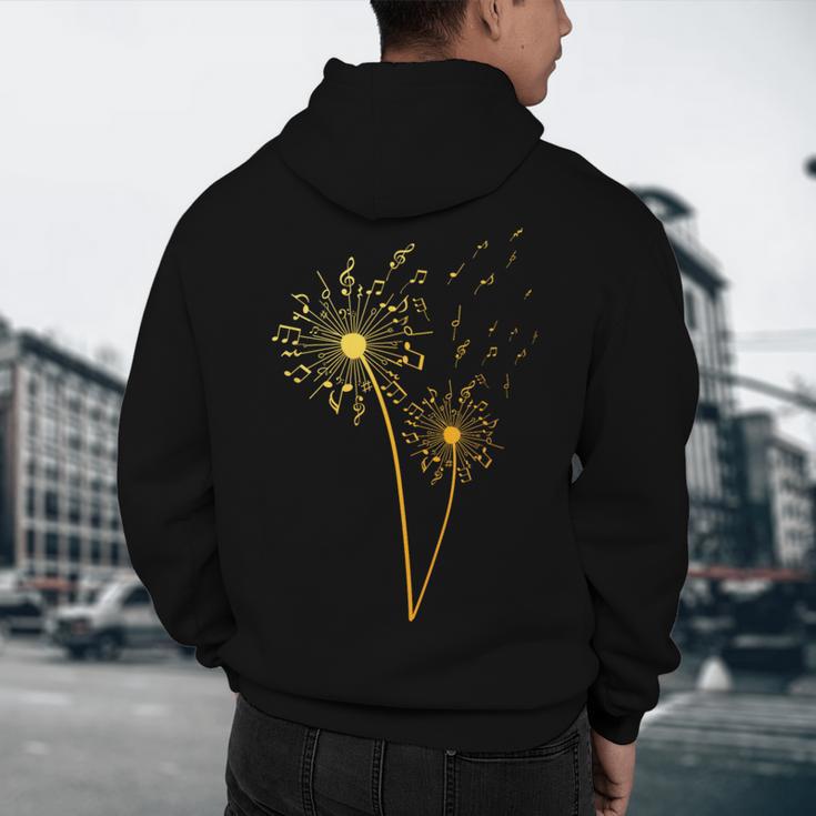 Music Note For Men Women Music Teacher Music Lover Men's Hoodie Back Print, novelty gifts, funny gifts