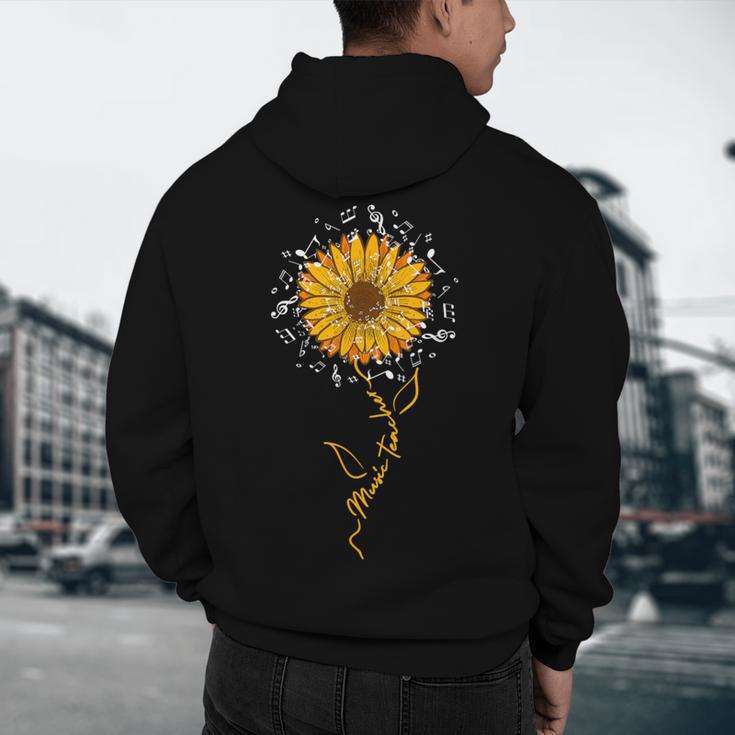 Music Teacher Shirt Sunflower Music Notes Musician Singer Men's Hoodie Back Print, novelty gifts, funny gifts Music Teacher Shirt Sunflower Music Notes Musician Singer Men's Hoodie Back Print, novelty gifts, funny gifts