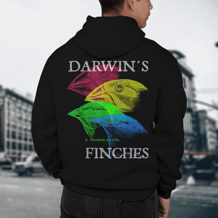 Nerdy Darwin's Finches Evolution Science Biology Teacher Men's Hoodie Back Print, novelty gifts, funny gifts Nerdy Darwin's Finches Evolution Science Biology Teacher Men's Hoodie Back Print, novelty gifts, funny gifts