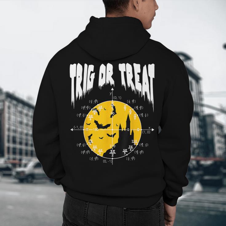 Nerdy Trig Or Treat Halloween Costume Math Teacher Men's Hoodie Back Print, novelty gifts, funny gifts Nerdy Trig Or Treat Halloween Costume Math Teacher Men's Hoodie Back Print, novelty gifts, funny gifts