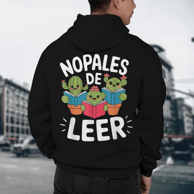 Nopales De Leer Bilingual Teacher Maestra Spanish Teacher Men's Hoodie Back Print, novelty gifts, funny gifts Nopales De Leer Bilingual Teacher Maestra Spanish Teacher Men's Hoodie Back Print, novelty gifts, funny gifts