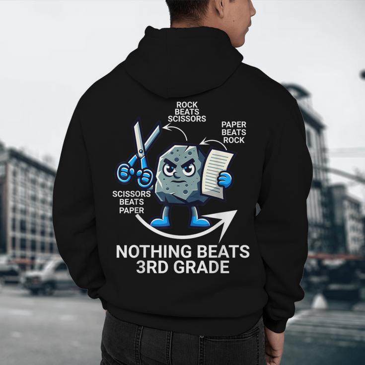 Nothing Beats 3rd Grade Back To School Kids Teachers Men's Hoodie Back Print, novelty gifts, funny gifts