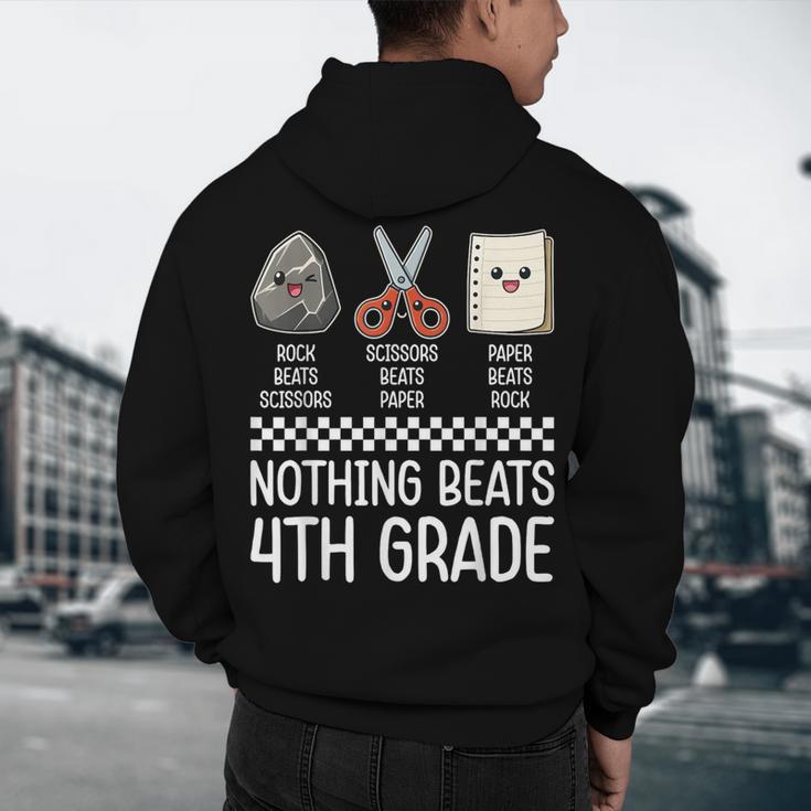 Nothing Beats 4th Grade Back To School Kids Teachers Men's Hoodie Back Print, novelty gifts, funny gifts Nothing Beats 4th Grade Back To School Kids Teachers Men's Hoodie Back Print, novelty gifts, funny gifts