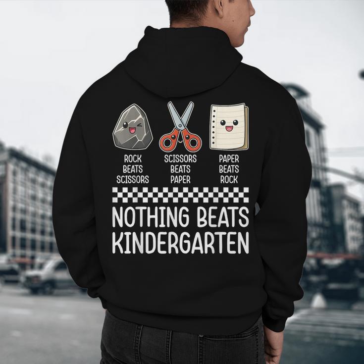 Nothing Beats Kindergarten Back To School Kids Teacher Men's Hoodie Back Print, novelty gifts, funny gifts Nothing Beats Kindergarten Back To School Kids Teacher Men's Hoodie Back Print, novelty gifts, funny gifts