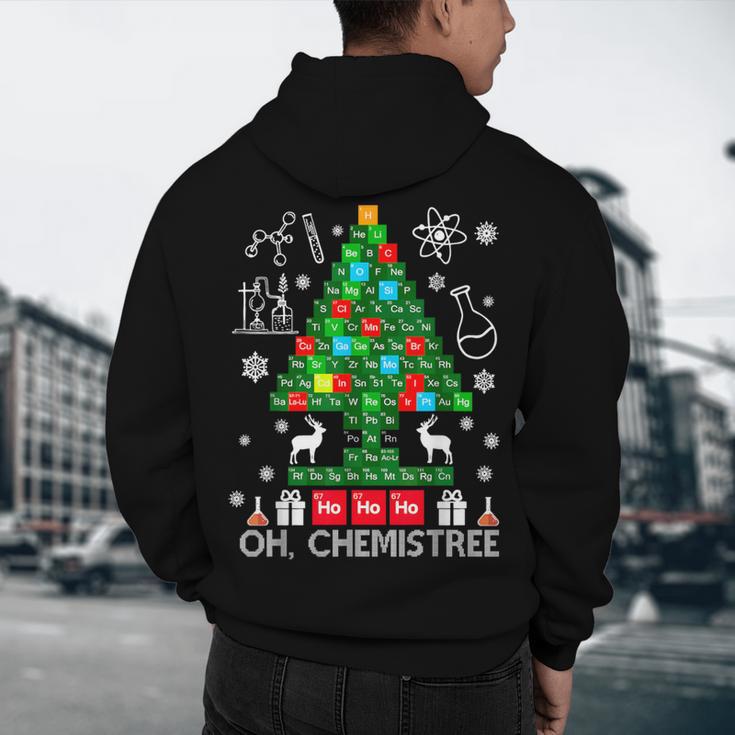 Oh Chemistree Scientist Chemical Christmas Xmas Teacher Men's Hoodie Back Print, novelty gifts, funny gifts Oh Chemistree Scientist Chemical Christmas Xmas Teacher Men's Hoodie Back Print, novelty gifts, funny gifts