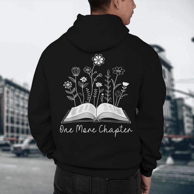 One-More Chapter Wildflower Reading Teacher Library Bookish Men's Hoodie Back Print, novelty gifts, funny gifts One-More Chapter Wildflower Reading Teacher Library Bookish Men's Hoodie Back Print, novelty gifts, funny gifts