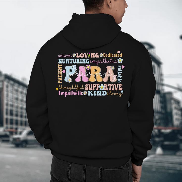 Paraprofessional Back To School Paraeducator Para Teacher Men's Hoodie Back Print, novelty gifts, funny gifts Paraprofessional Back To School Paraeducator Para Teacher Men's Hoodie Back Print, novelty gifts, funny gifts