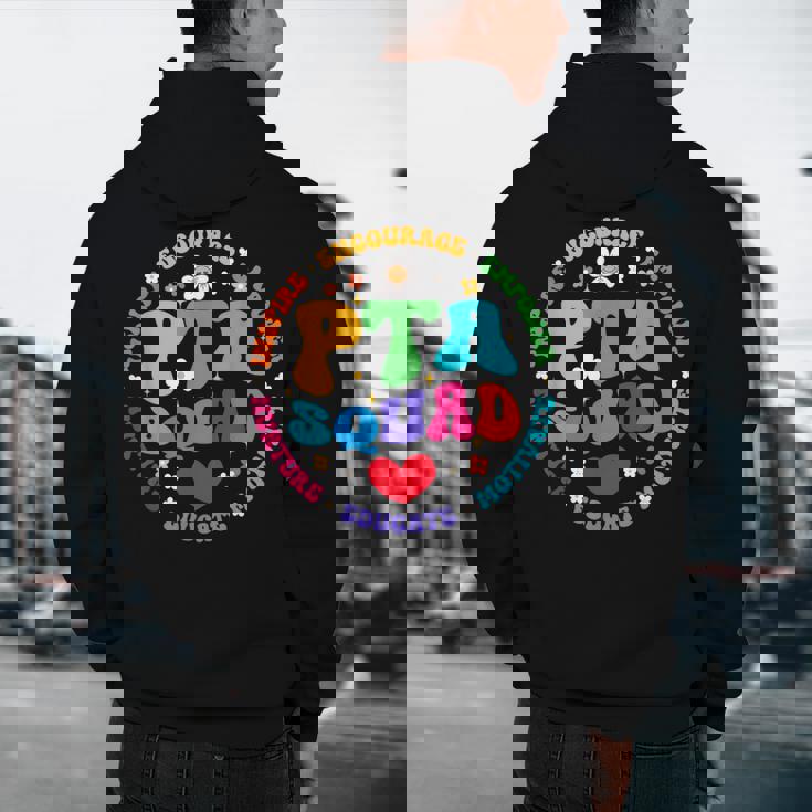 Parents Teacher Association Team Supporter PTA Squad For Men Women Girls Kids Men&#x27;s Hoodie Back Print, novelty gifts, funny gifts