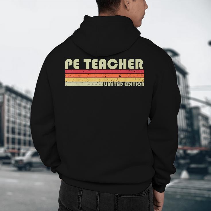 PE TEACHER Job Title Profession Birthday Worker Idea Men's Hoodie Back Print, novelty gifts, funny gifts PE TEACHER Job Title Profession Birthday Worker Idea Men's Hoodie Back Print, novelty gifts, funny gifts