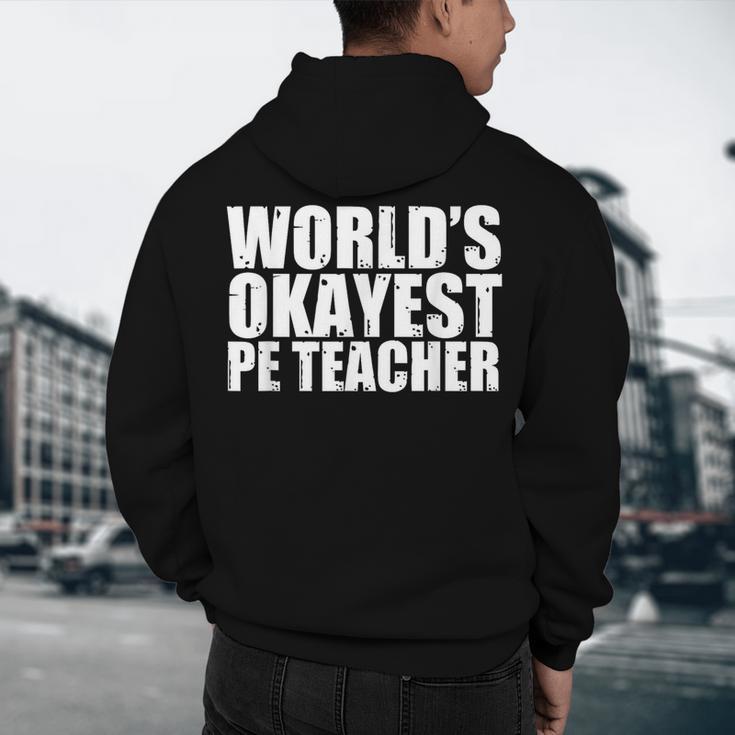 PE Teacher Men's Hoodie Back Print, novelty gifts, funny gifts PE Teacher Men's Hoodie Back Print, novelty gifts, funny gifts