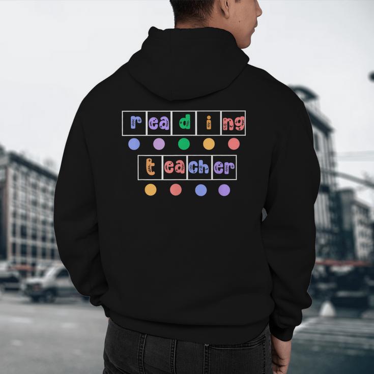 Phonics Reading Teacher Science Of Reading Literacy Coach Men's Hoodie Back Print, novelty gifts, funny gifts Phonics Reading Teacher Science Of Reading Literacy Coach Men's Hoodie Back Print, novelty gifts, funny gifts