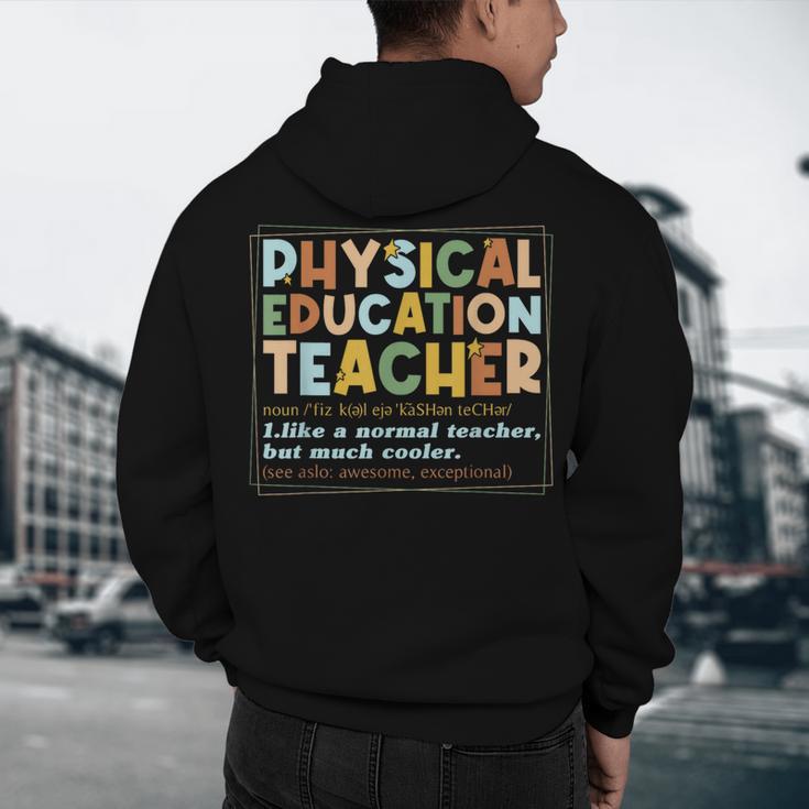 Physical Education Teacher In My PE Teacher Era For Men Women Kids Men's Hoodie Back Print, novelty gifts, funny gifts Physical Education Teacher In My PE Teacher Era For Men Women Kids Men's Hoodie Back Print, novelty gifts, funny gifts
