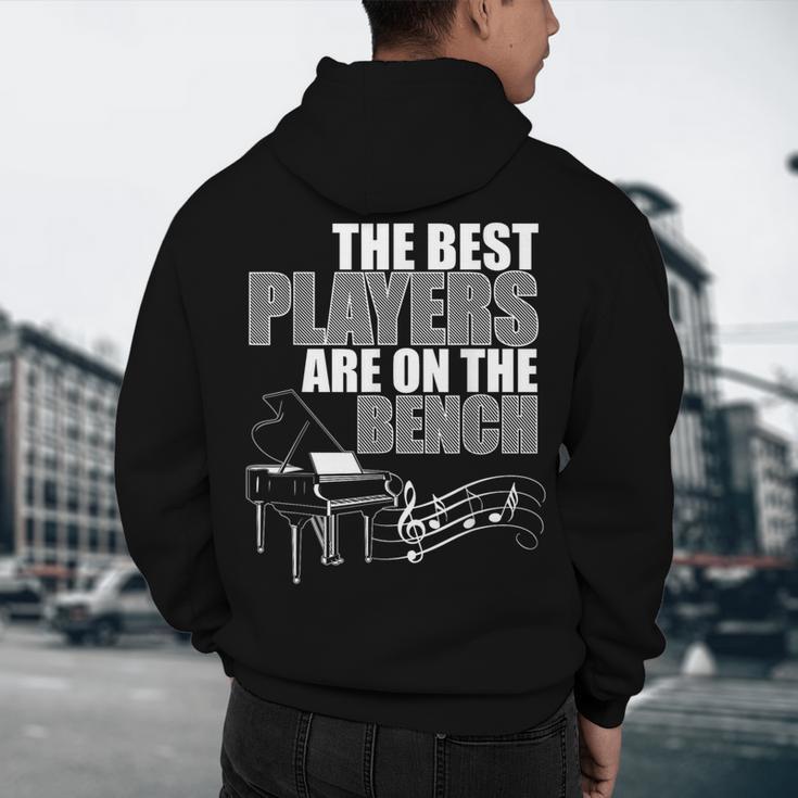 Piano Art For Men Women Pianist Piano Teacher Piano Player Men's Hoodie Back Print, novelty gifts, funny gifts