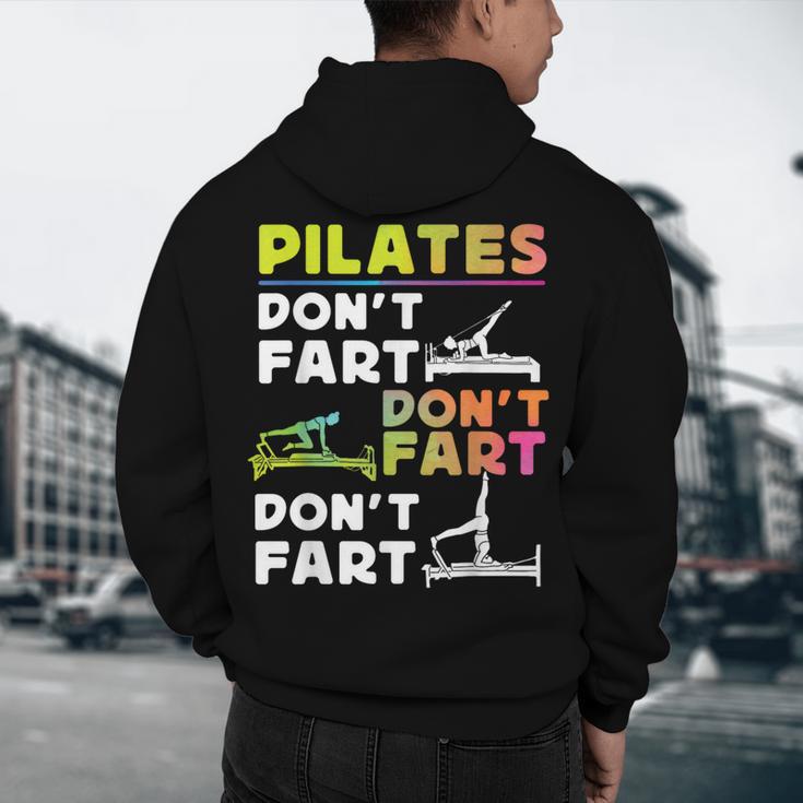 Pilates Instructor Teacher Watercolor Pilates Don't Fart Men Women Kids Men's Hoodie Back Print, novelty gifts, funny gifts Pilates Instructor Teacher Watercolor Pilates Don't Fart Men Women Kids Men's Hoodie Back Print, novelty gifts, funny gifts