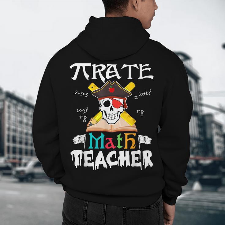 Pirate Math Teacher Skull Pirate Halloween Costume Men's Hoodie Back Print, novelty gifts, funny gifts Pirate Math Teacher Skull Pirate Halloween Costume Men's Hoodie Back Print, novelty gifts, funny gifts