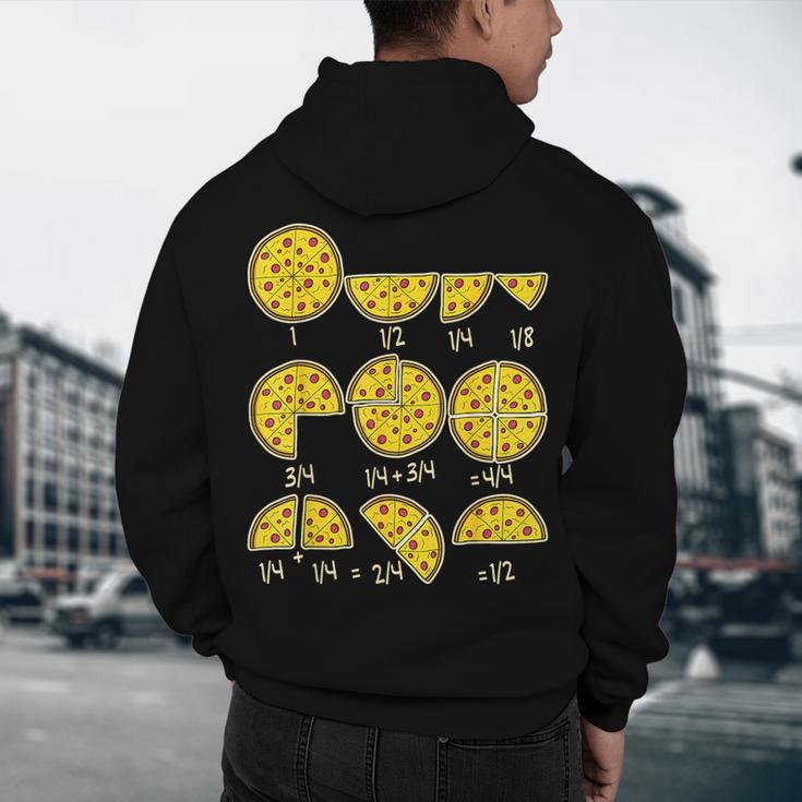 Pizza Salami Cheese Quick Math Fractions Math Teachers For Men Women Girls Kids Men's Hoodie Back Print, novelty gifts, funny gifts Pizza Salami Cheese Quick Math Fractions Math Teachers For Men Women Girls Kids Men's Hoodie Back Print, novelty gifts, funny gifts