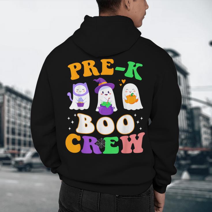 Pre-K Boo Crew Cute Ghost Halloween Costume Teacher Student For Men Women Kids Men's Hoodie Back Print, novelty gifts, funny gifts Pre-K Boo Crew Cute Ghost Halloween Costume Teacher Student For Men Women Kids Men's Hoodie Back Print, novelty gifts, funny gifts