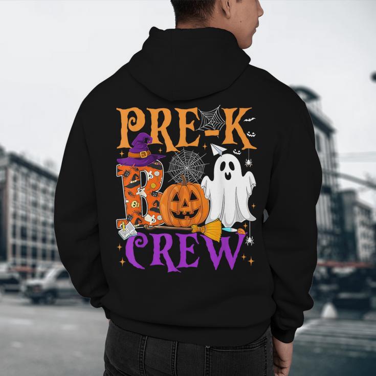 Pre-K Boo Crew Teacher Student Halloween Costume Men's Hoodie Back Print, novelty gifts, funny gifts Pre-K Boo Crew Teacher Student Halloween Costume Men's Hoodie Back Print, novelty gifts, funny gifts